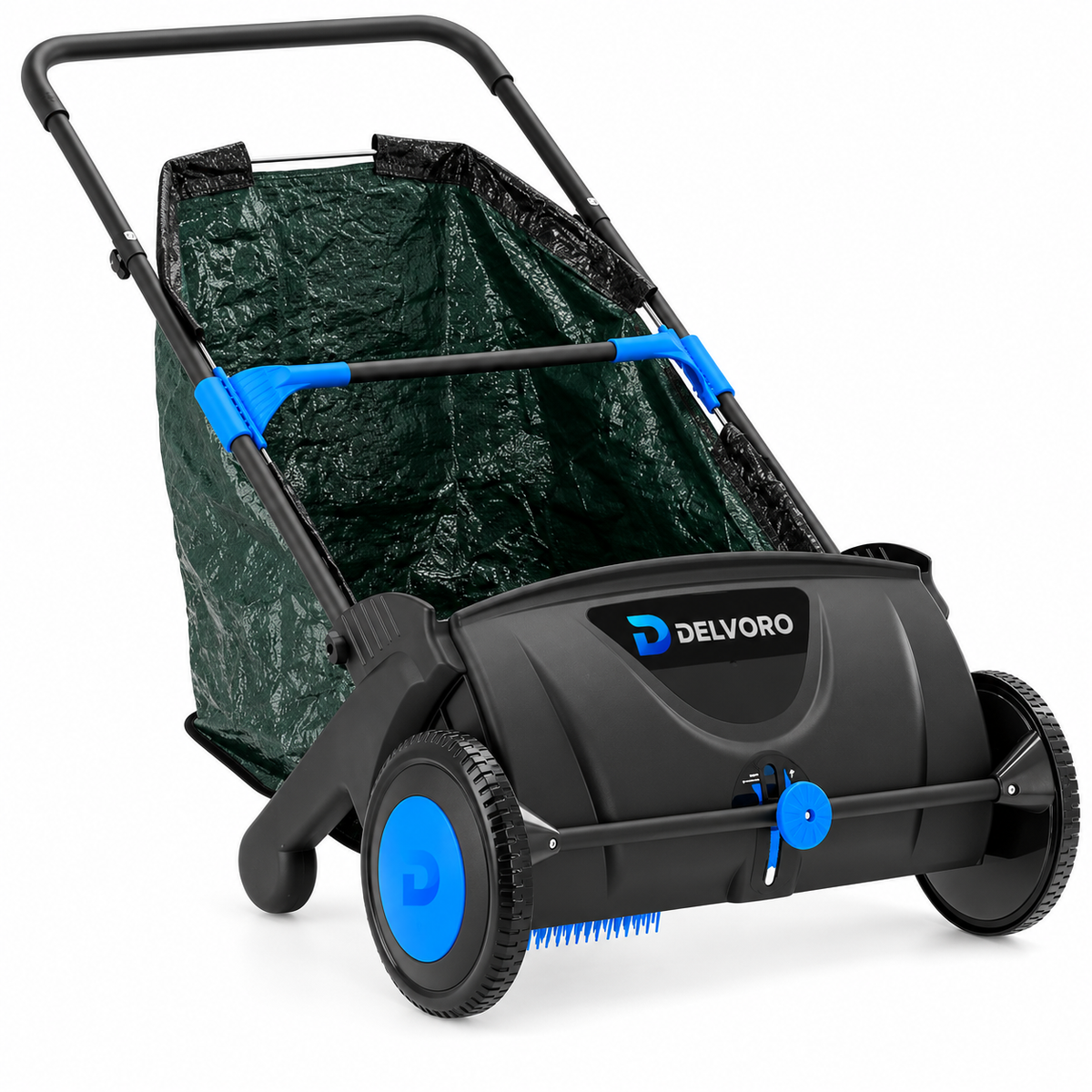 DEL-86660 ZBIERACZ DO TRAWY I LIŚCI 53CM KOSZ 100L