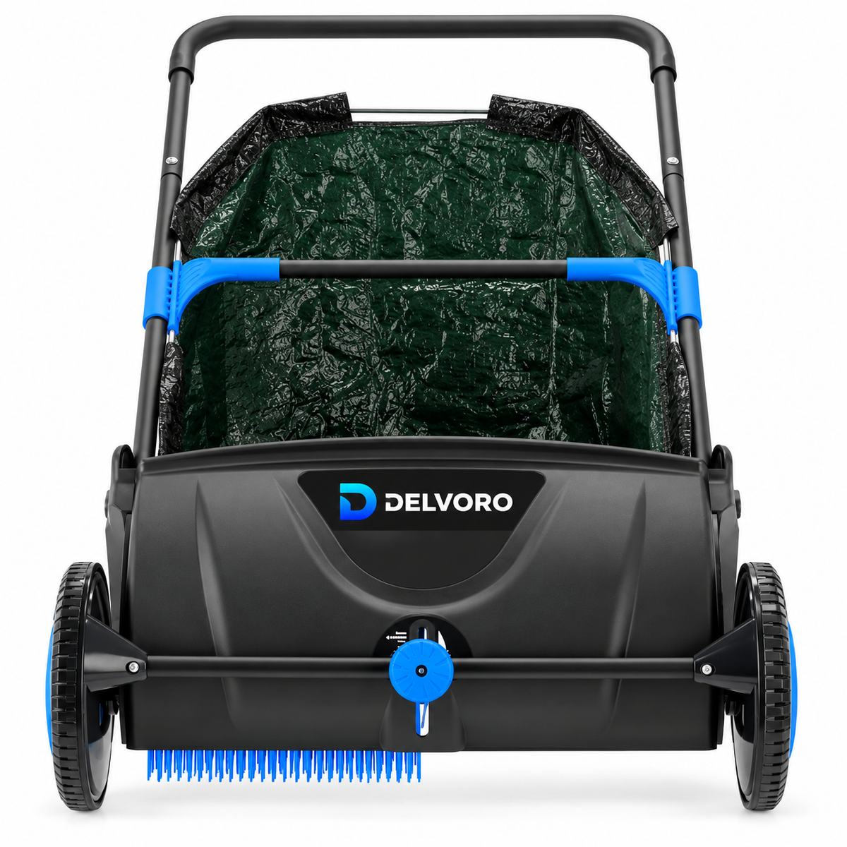 DEL-86660 ZBIERACZ DO TRAWY I LIŚCI 53CM KOSZ 100L