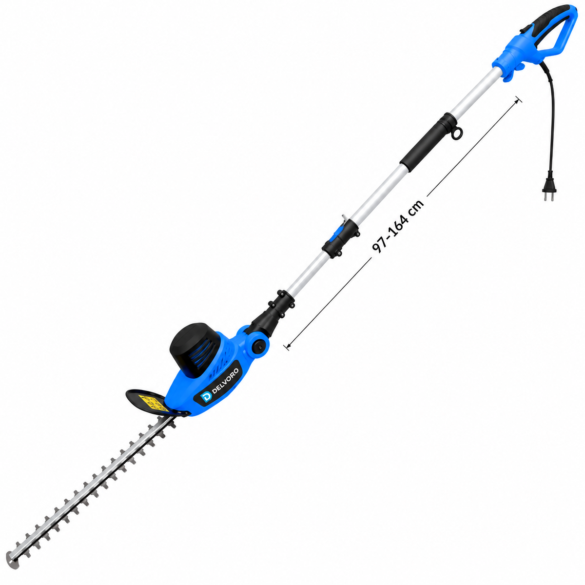 DEL-84790 NOŻYCE DO ŻYWOPŁOTU NA WYSIĘGNIKU 600W 51CM